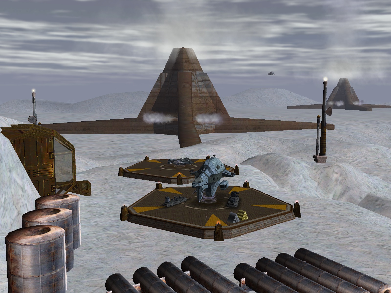 Nomad ships in the Omicron systems — alien in design, alien in purpose