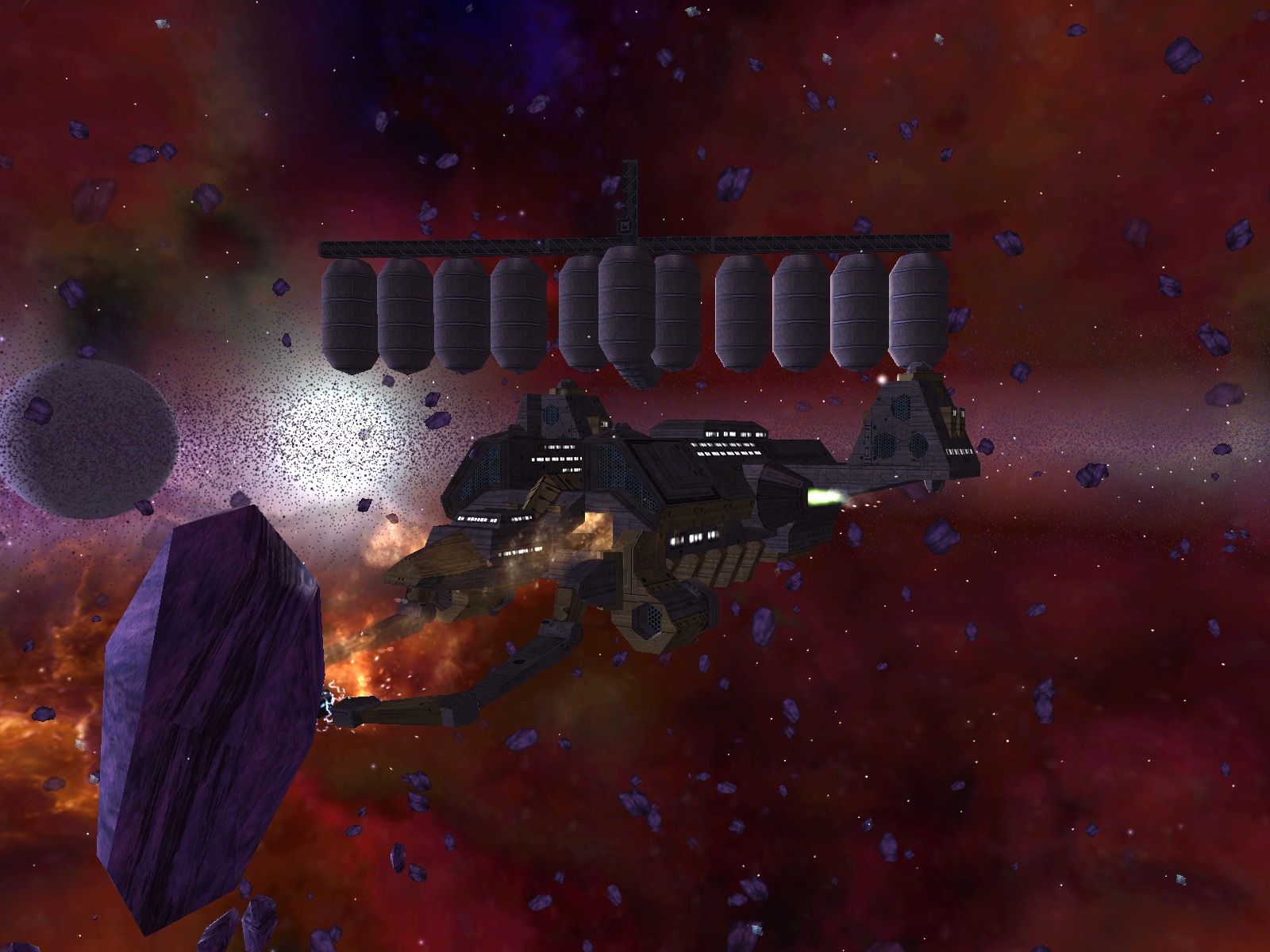 The Sirius Sector — house space in the center, border worlds at the edges, Nomad territory deeper still